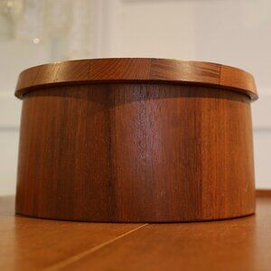 Teak Vintage Dansk Ice Bucket With Lid